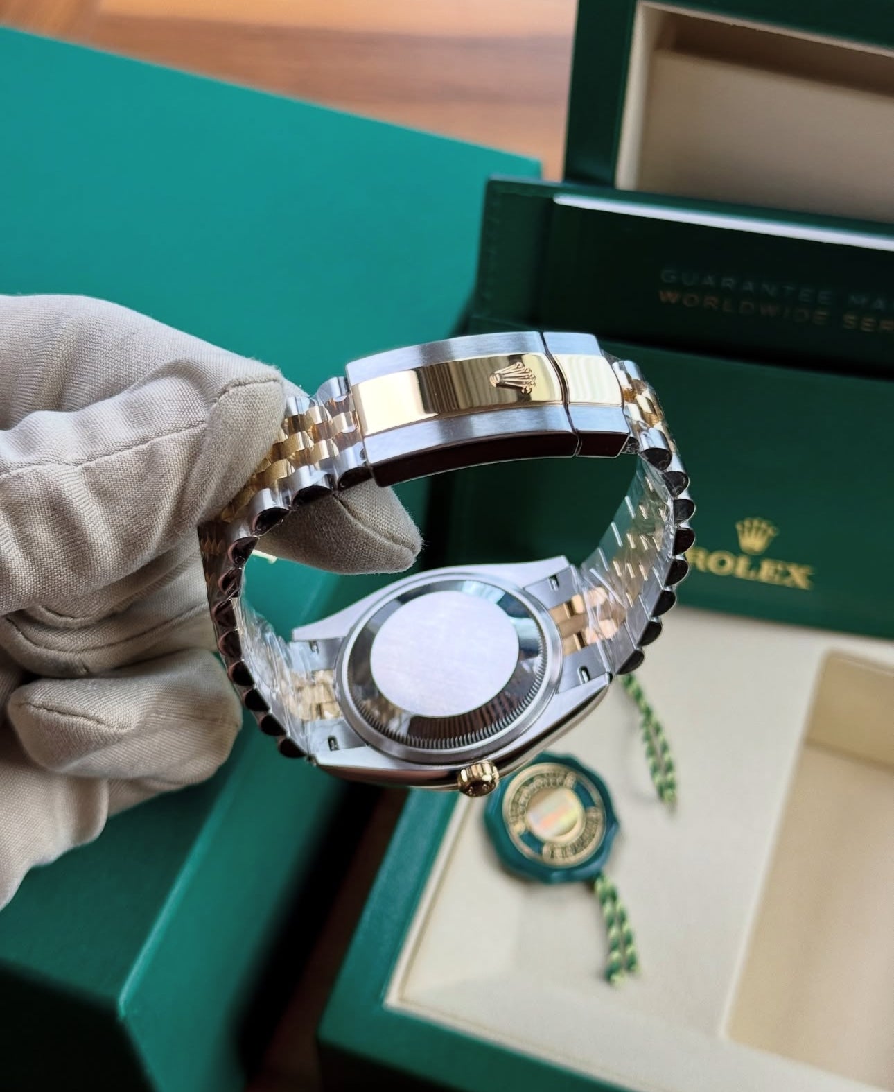 ROLEX DATEJUST JUBILEE BICOLOR DIAMOND