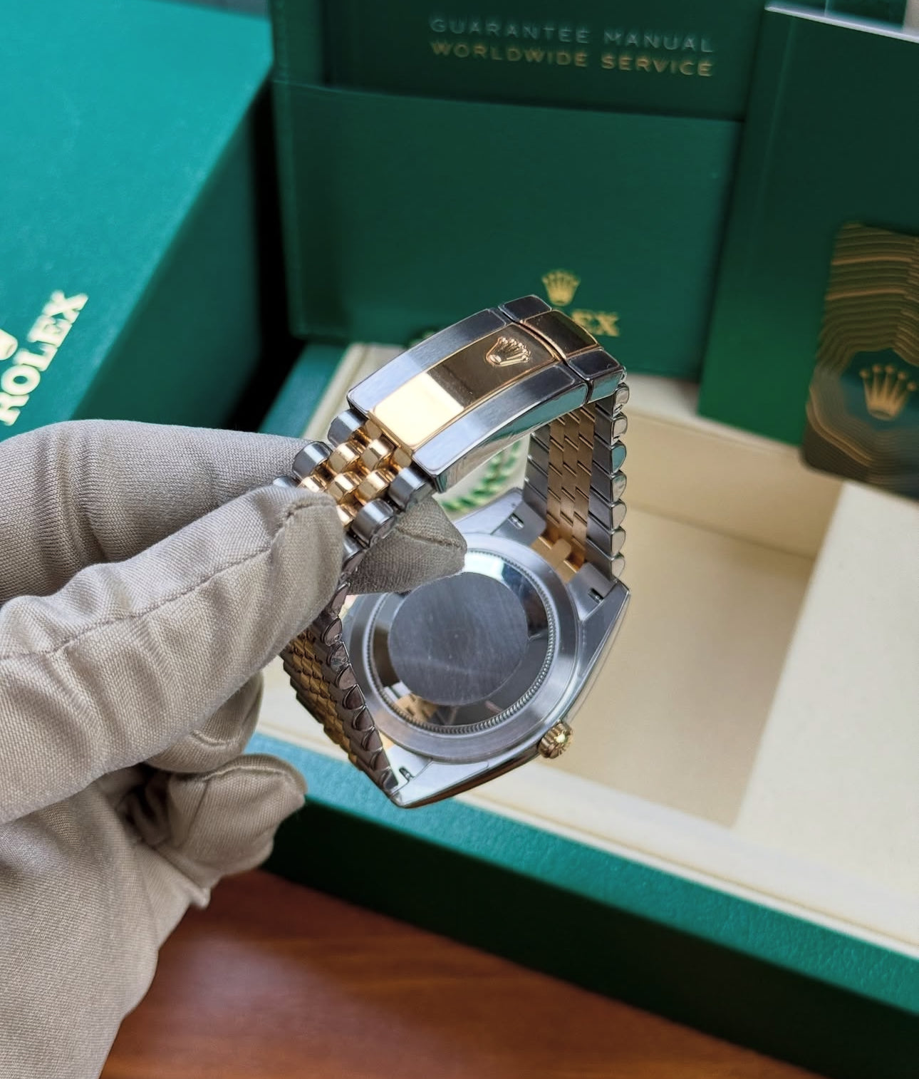ROLEX DATEJUST JUBILEE CHAMPAGNE DIAL