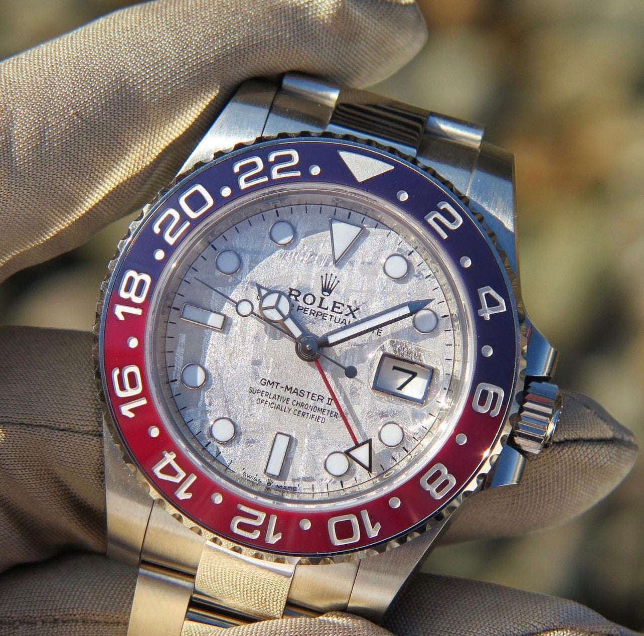 ROLEX GMT MASTER II PEPSI METEORITE1
