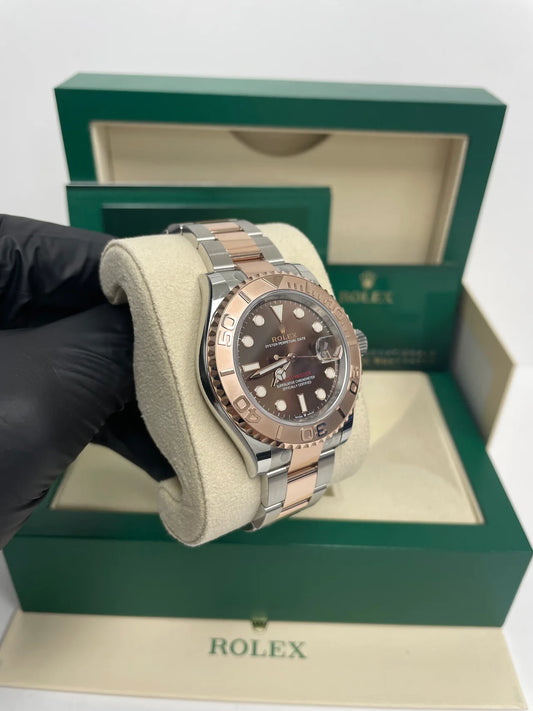ROLEX YACHT-MASTER EVEROSE GOLD BROWN DIAL