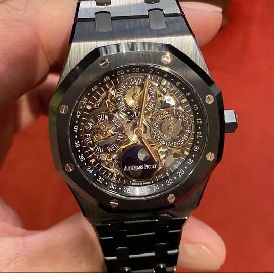 AUDEMARS PIGUET ROYAL OAK "SKELETON" BLACK