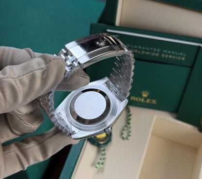 ROLEX DATEJUST JUBILEE GREY RHODIUM