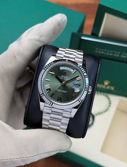 ROLEX DAY-DATE GREEN DIAL