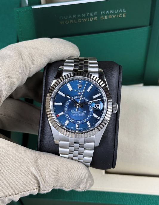 ROLEX SKY-DWELLER BLUE