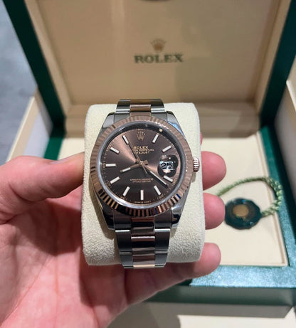 ROLEX DATEJUST OYSTER CHOCOLATE