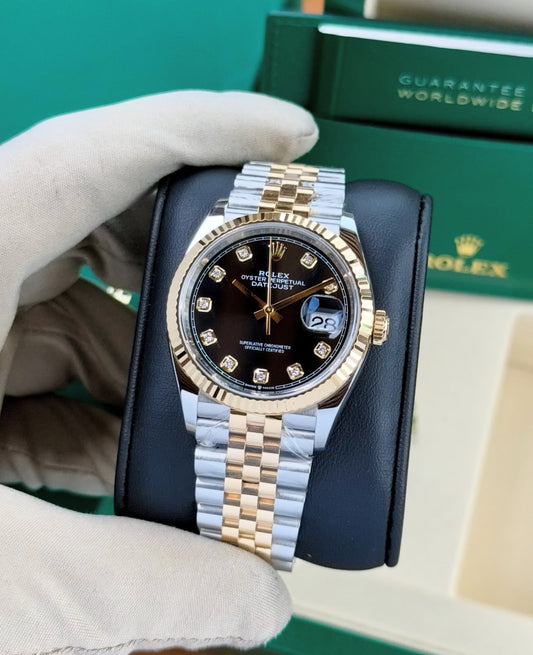 ROLEX DATEJUST JUBILEE BICOLOR DIAMOND