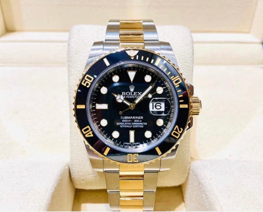 ROLEX SUBMARINER GOLD & BLACK