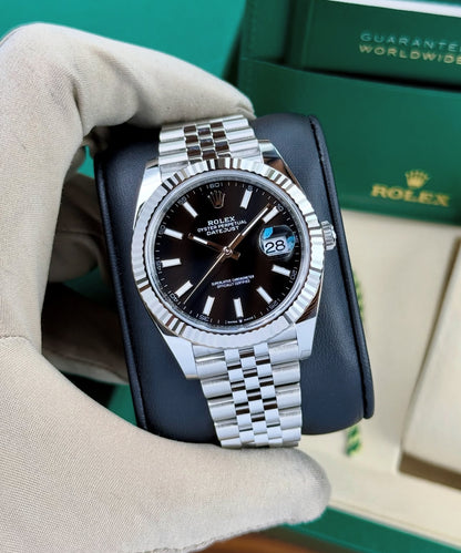 ROLEX DATEJUST JUBILÈE BLACK DIAL