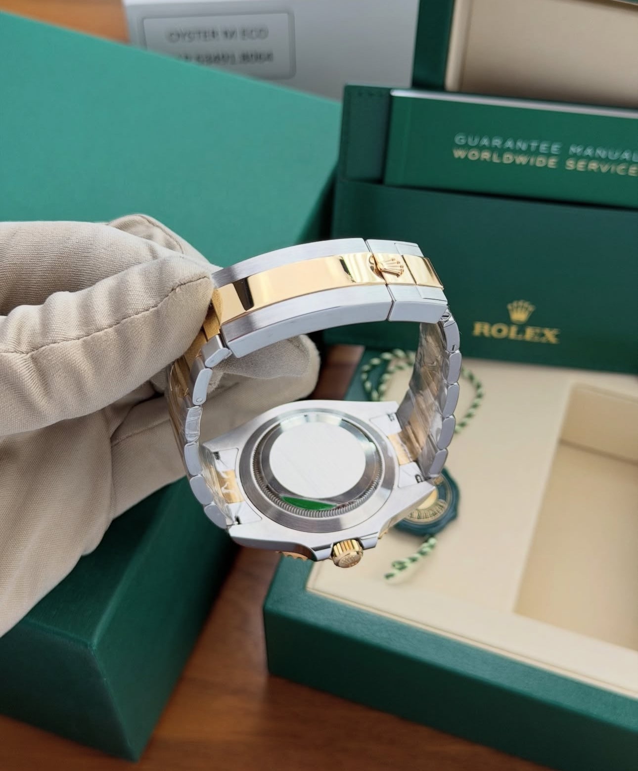 ROLEX SUBMARINER GOLD & BLACK