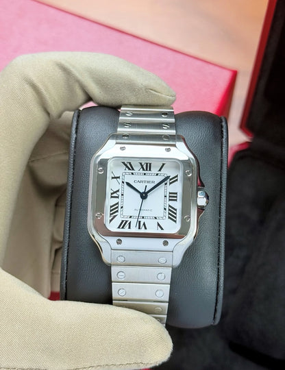 CARTIER SANTOS WHITE DIAL