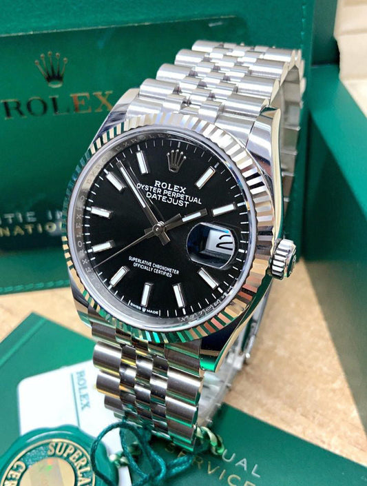 ROLEX DATEJUST JUBILÈE BLACK