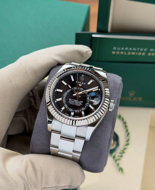 ROLEX SKY DWELLER BLACK DIAL