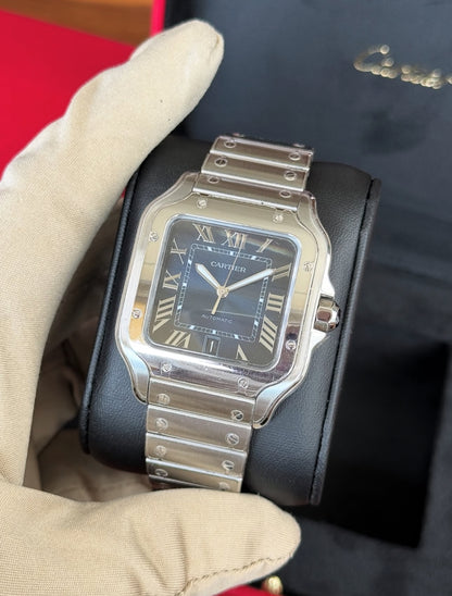CARTIER SANTOS BLUE DIAL