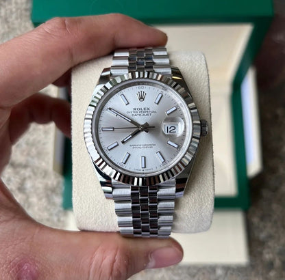 ROLEX DATEJUST JUBILÉE SILVER DIAL