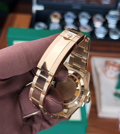 ROLEX SUBMARINER GOLD & BLUE