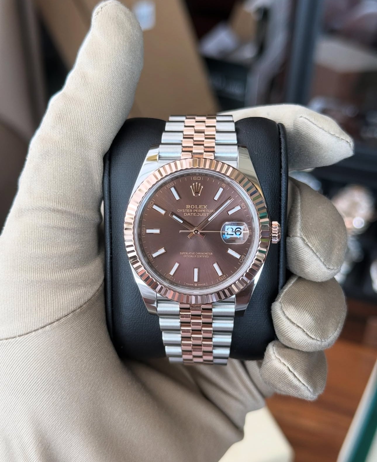 ROLEX DATEJUST JUBILEE "CHOCOLATE"