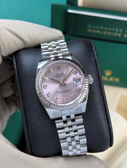 ROLEX DATEJUST JUBILEE "CANDY ROSE" DIAMOND