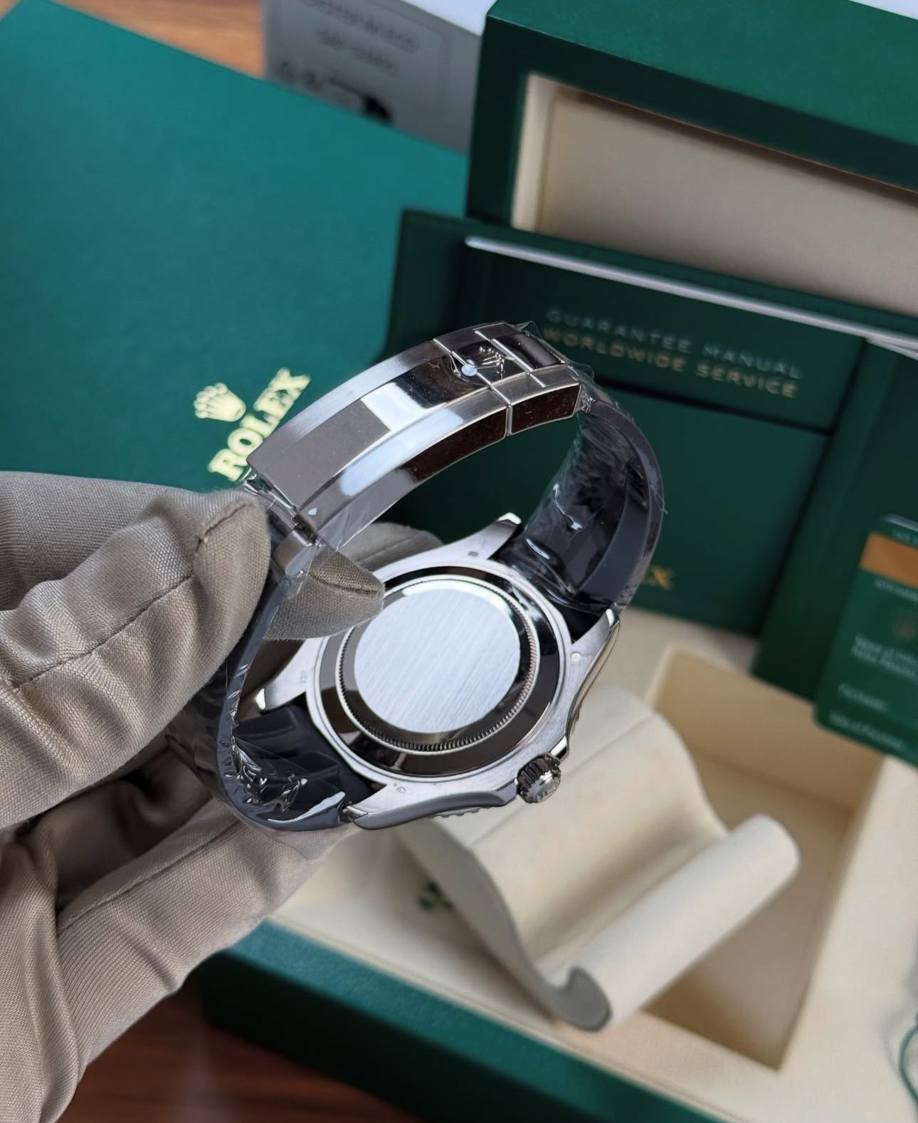 ROLEX YACHT-MASTER OYSTERFLEX BLACK