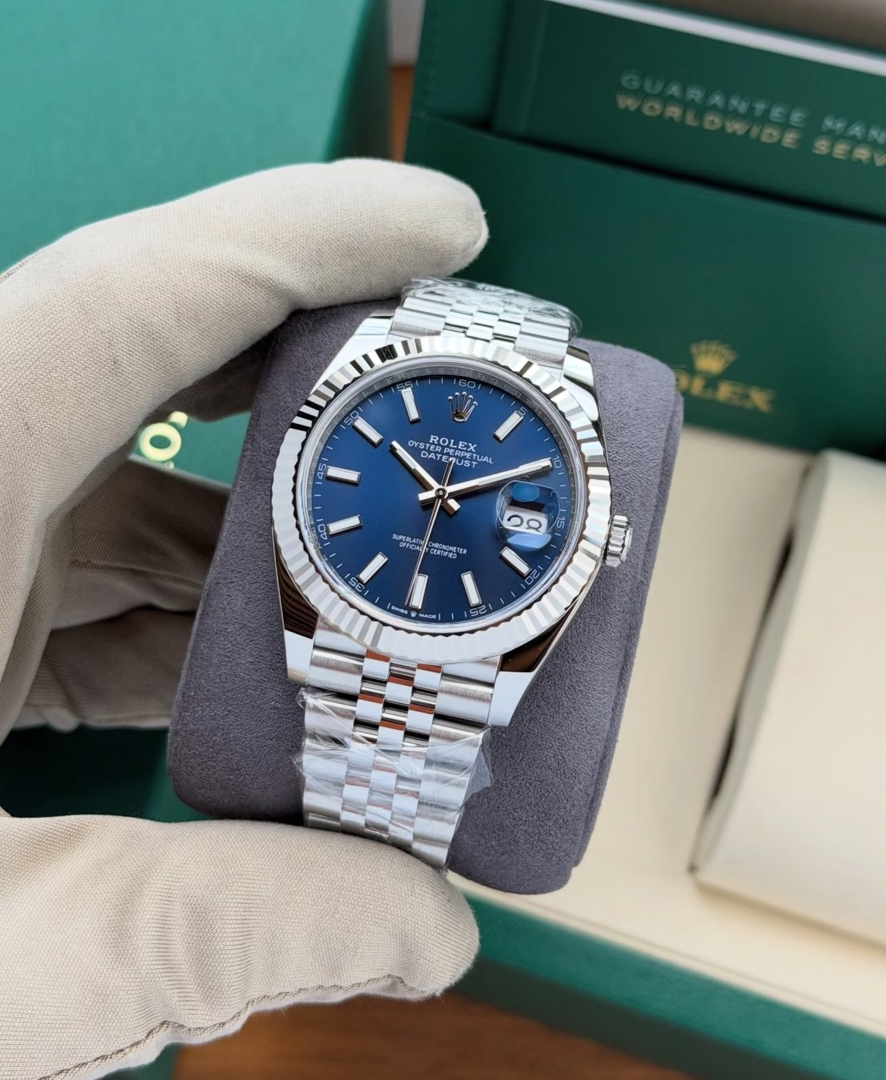 ROLEX DATEJUST JUBILEE OCEAN BLUE
