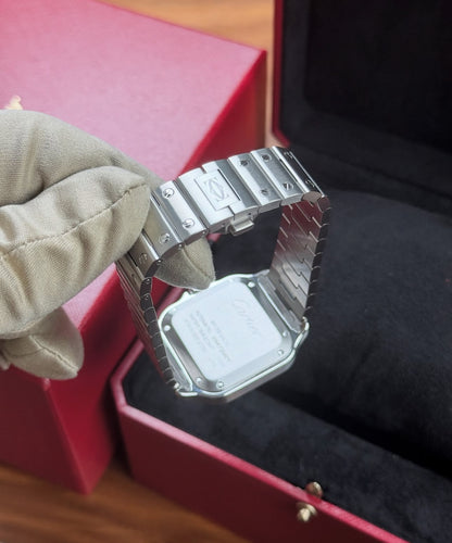 CARTIER SANTOS WHITE DIAL