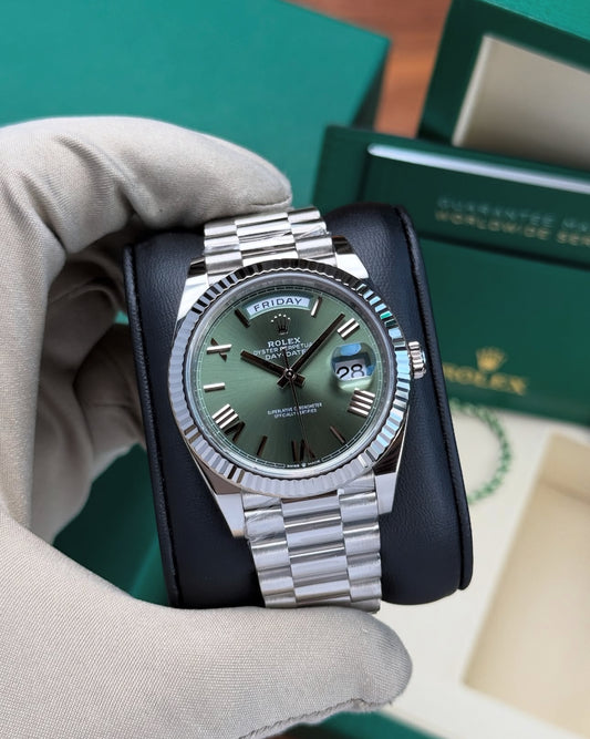 ROLEX DAY-DATE GREEN DIAL