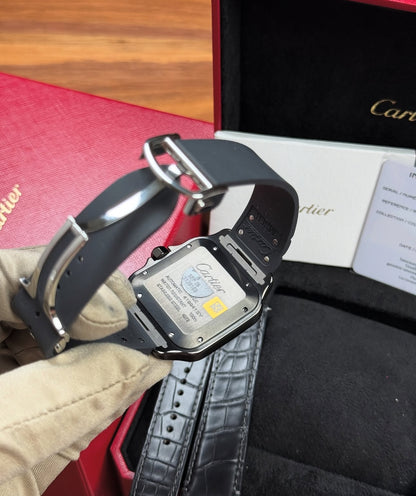 CARTIER SANTOS BLACK LINE