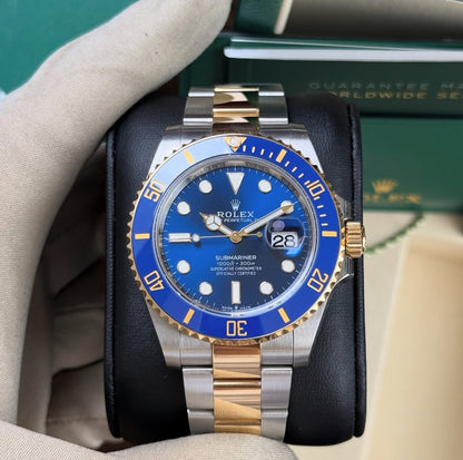 ROLEX SUBMARINER DATE ORO & BLU