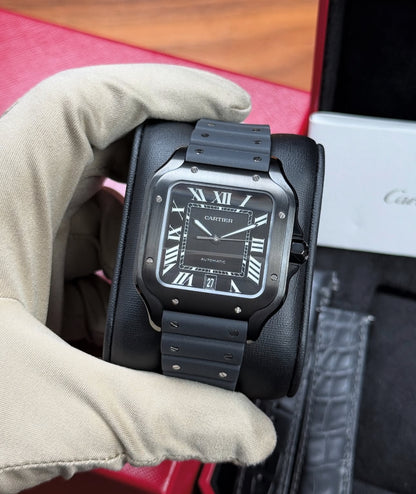 CARTIER SANTOS BLACK LINE