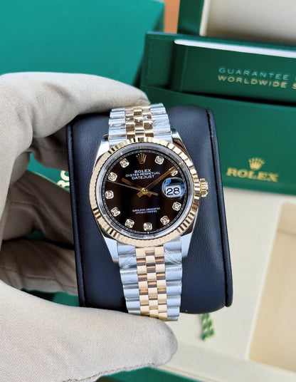 ROLEX DATEJUST JUBILEE BICOLOR DIAMOND