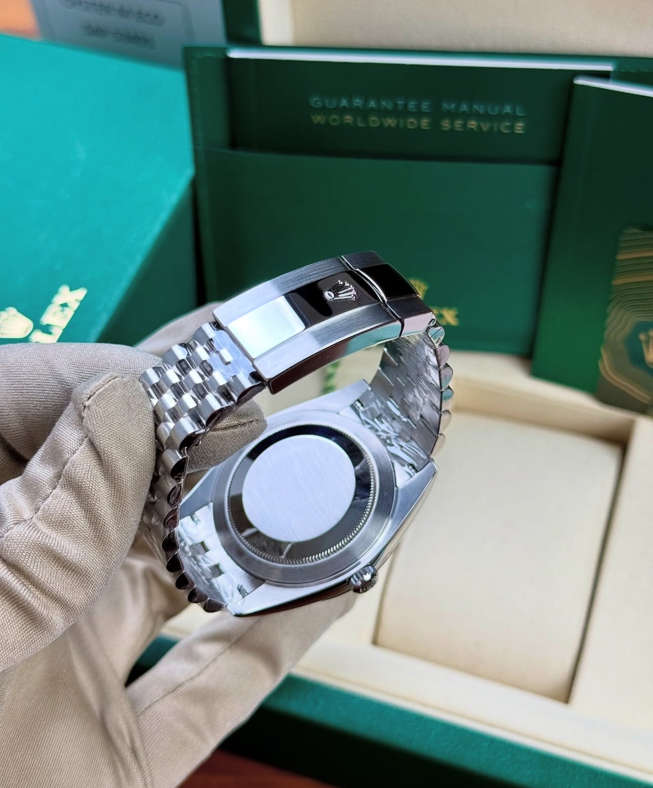 ROLEX DATEJUST JUBILÉE MINT GREEN