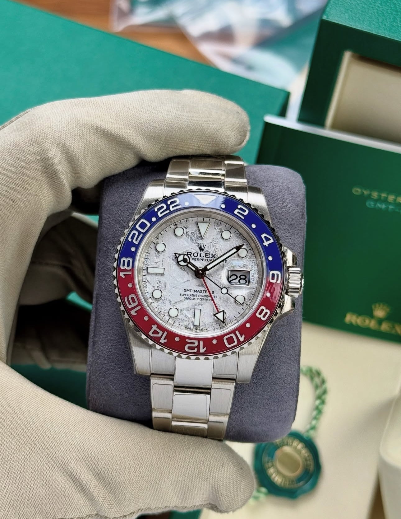 ROLEX GMT MASTER II PEPSI METEORITE