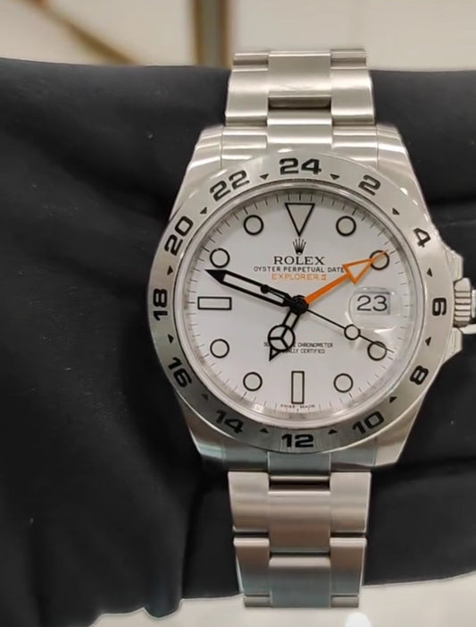 ROLEX EXPLORER II DATE WHITE