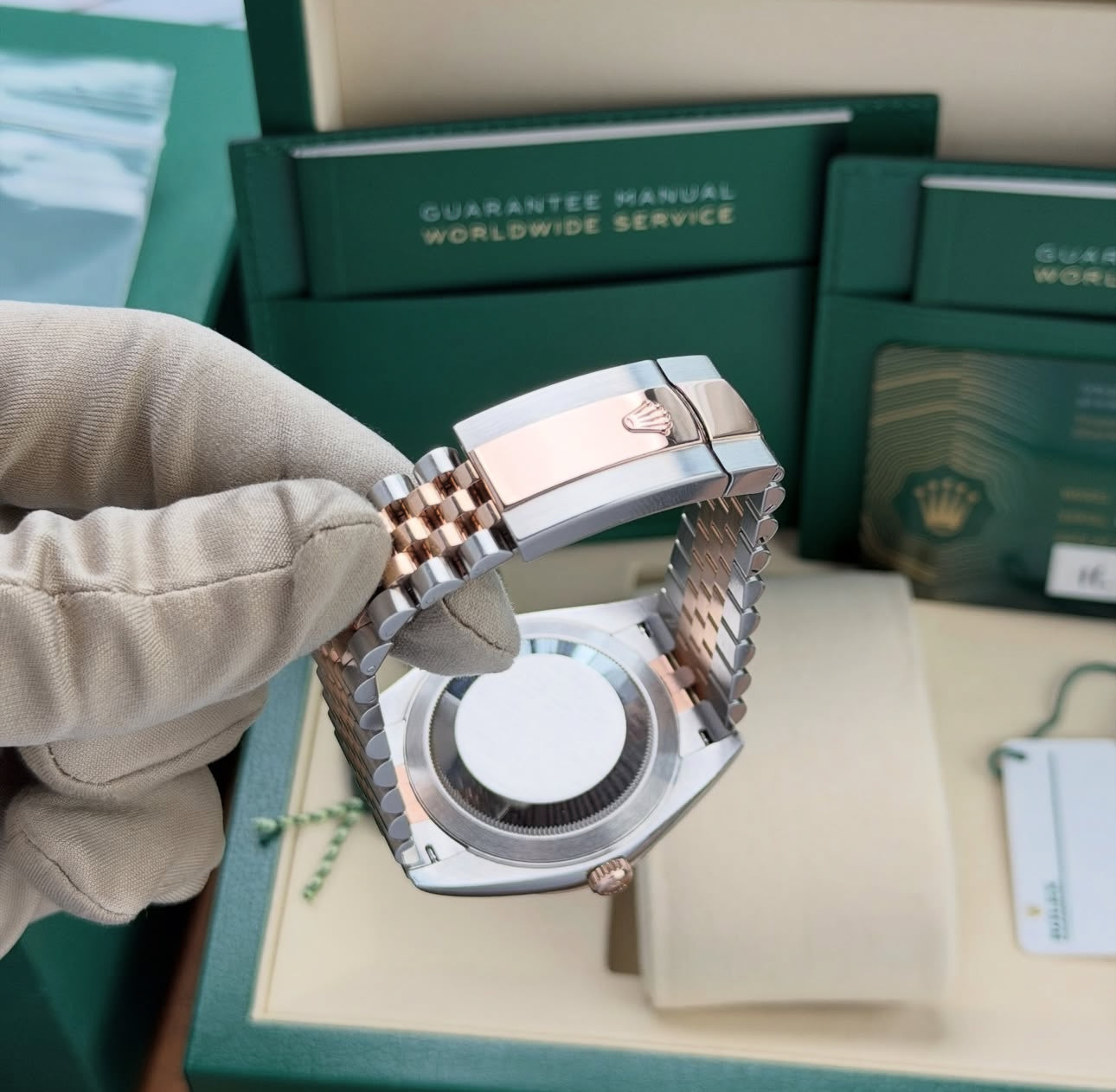 ROLEX DATEJUST JUBILEE WIMBLEDON ROSE'