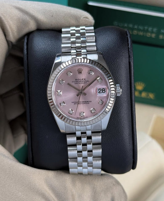 ROLEX DATEJUST JUBILEE "CANDY ROSE" DIAMOND