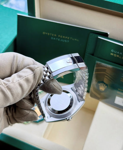 ROLEX DATEJUST JUBILEE WHITE DIAL