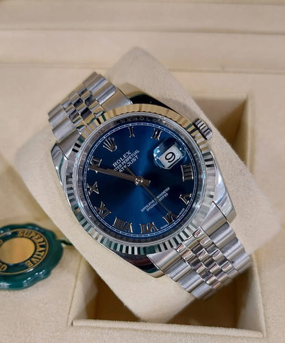 ROLEX DATEJUST JUBILÈE BLUE ROMAN