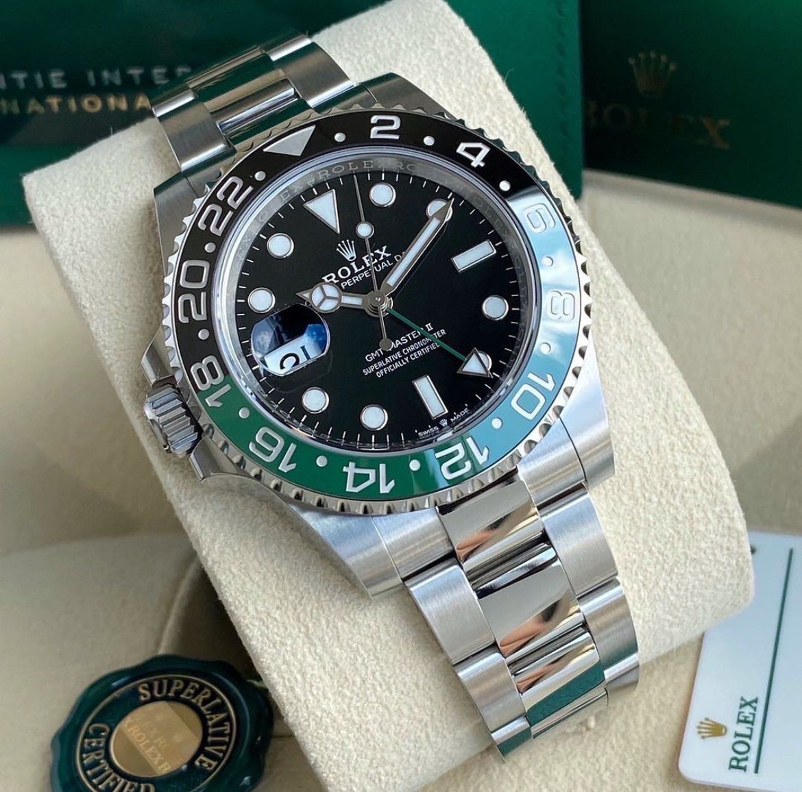 ROLEX GMT MASTER II SPRITE OYSTER