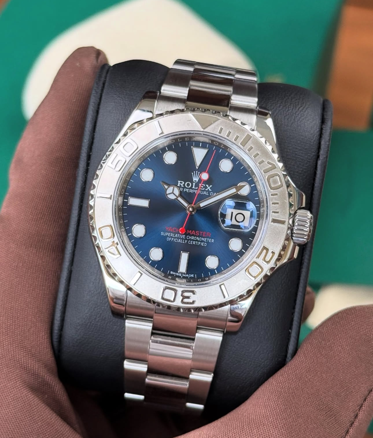 ROLEX YACHT-MASTER BLUE DIAL