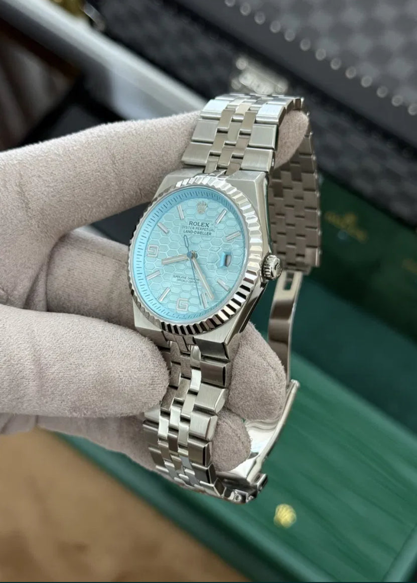 ROLEX LAND-DWELLER NEW “2025” PLATINUM
