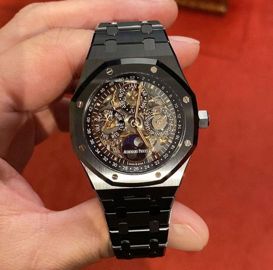 AUDEMARS PIGUET ROYAL OAK "SKELETON" BLACK