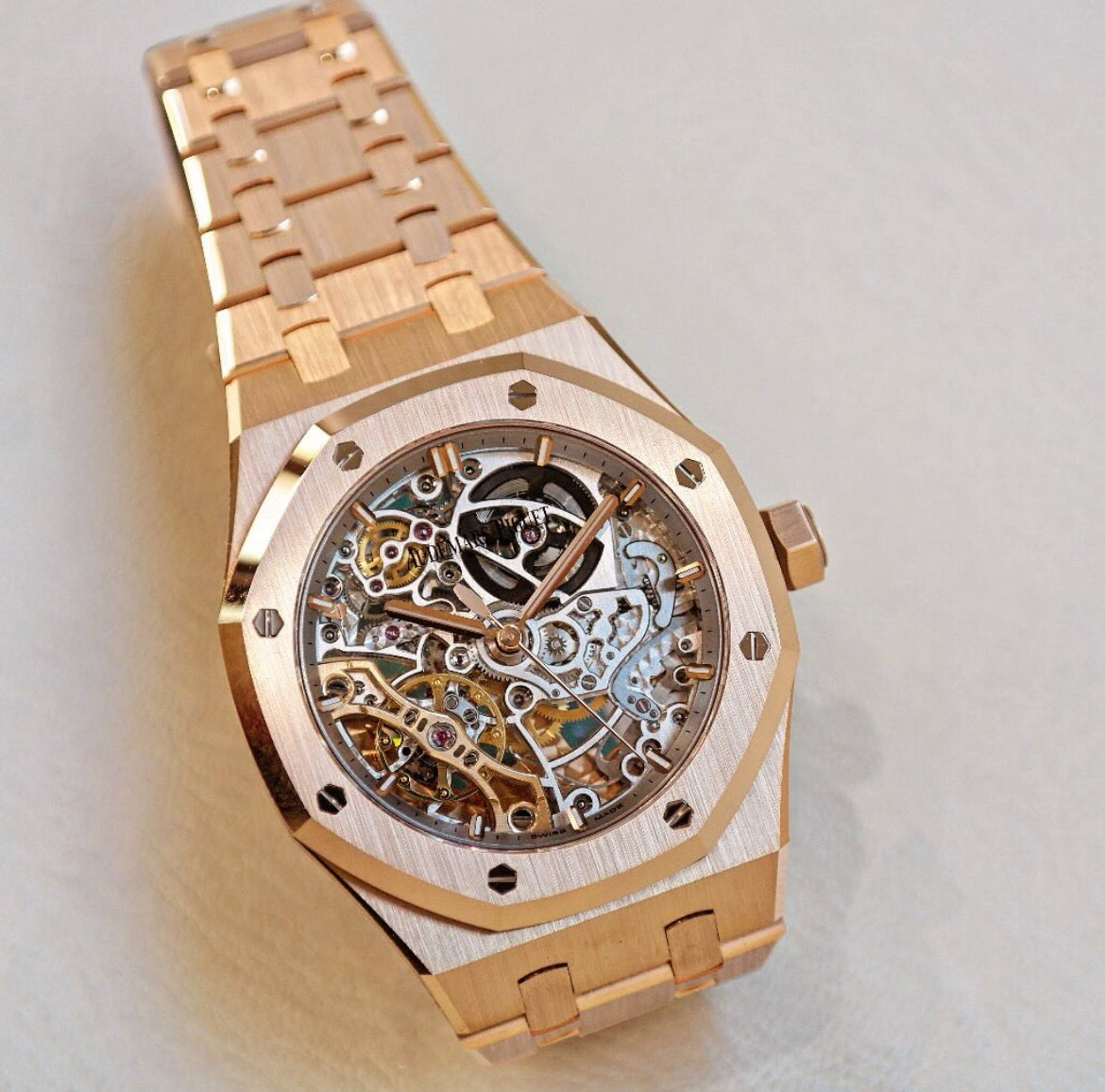 AUDEMARS PIGUET "SKELETON" FULL GOLD