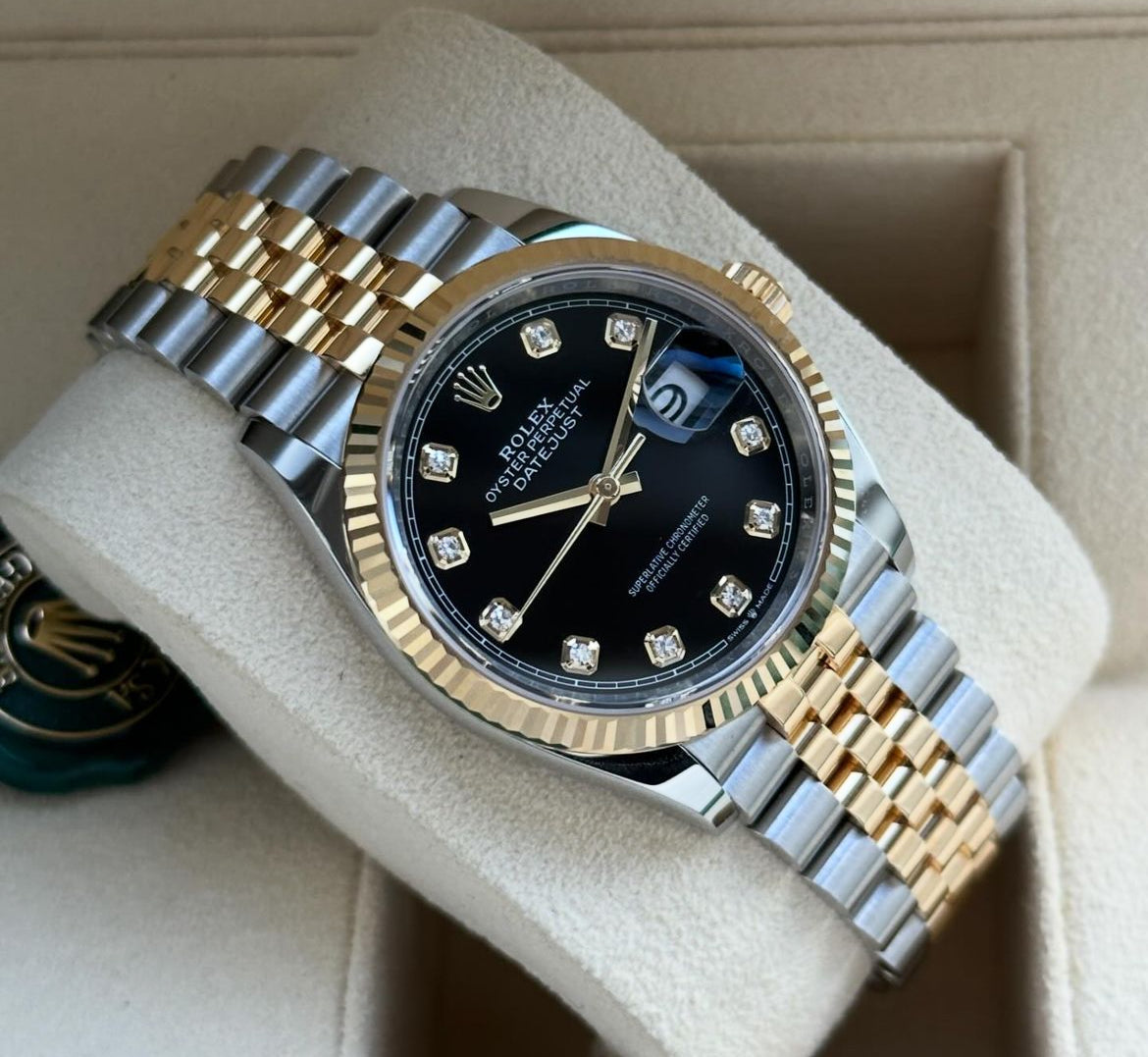 ROLEX DATEJUST JUBILEE BICOLOR DIAMOND