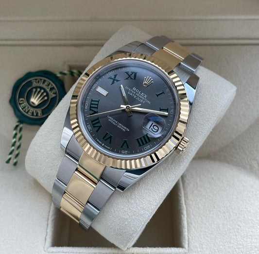 ROLEX DATEJUST OYSTER WIMBLEDON GOLD