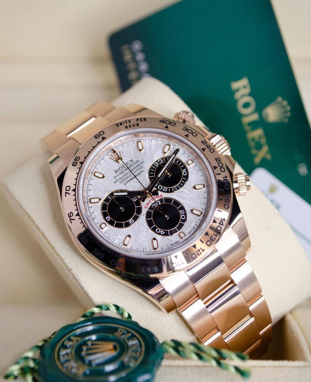 ROLEX DAYTONA GOLD "METEORITE"